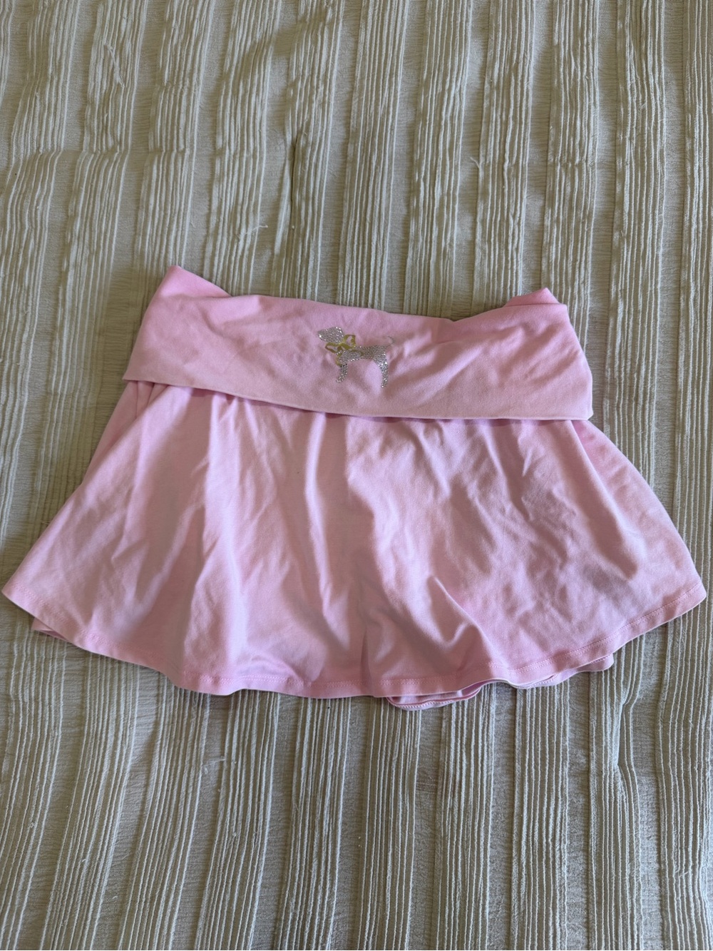 Girls' Pink Skirt with shorts under